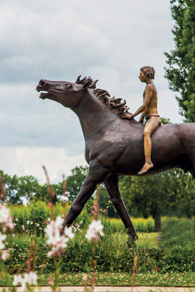 Presinge sculpture - Jean-Marie Borgeaud